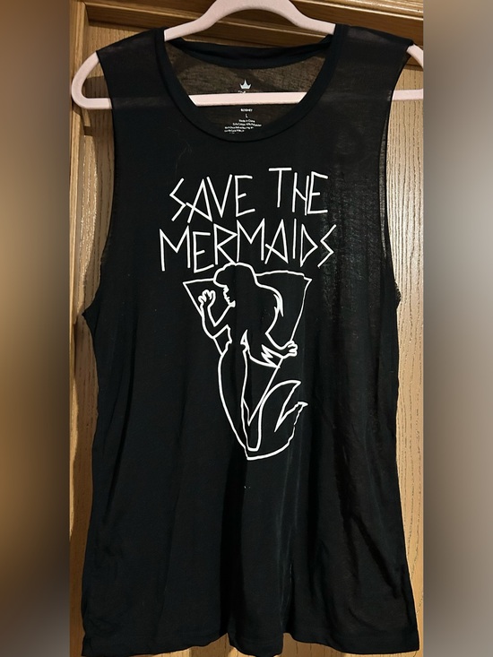 Disney Tops - Disney Black Little Mermaid Graphic Tank